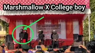 Marshmallow X College boy X tip tip barsa pani X dhamak hua college mein #college #viral #short