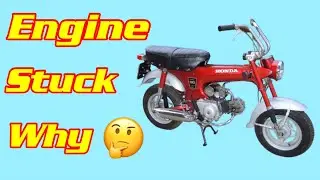 Honda ST50 ( Engine Stuck Let’s Diagnose) Dax Monkey Bike