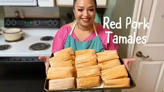 How to make Red Pork Tamales Authentic and Delicious recipe! 🤤🤤🤤