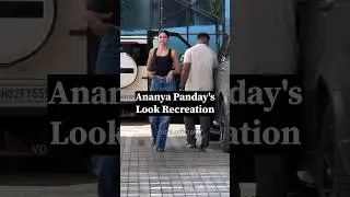 Ananya Panday's look Recreation ❤️ #celebritylook #ananyapanday #bollywood #anayapandeystatus