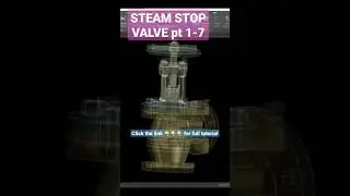 STEAM STOP VALVE in Autocad