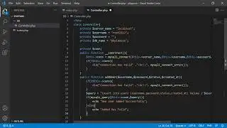 64- PHP MySQL Add Data (insert query)
