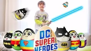 😀 Bat Man and Superman DC Comics Toys Attack