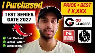 Which Test Series I am Buying for GATE CS 2027 | Best Test Series Konsi hai?