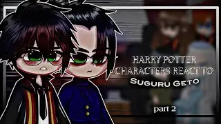 Harry Potter characters react to Harry as Suguru Geto | 2/4