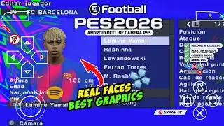 eFootball PES 2026 PPSSPP Android Offline Full Update UCL & League Kits 25/26 Season 4k Graphics