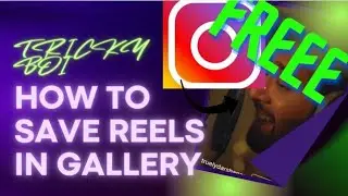How to download reels on instagram| instagram pe reels kaise save kare 2021 free #tricky boi #reels