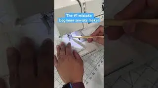 Do this and I promise your seams will be straight! You got this! 💪🏽✂️🧵🙌🏽♥️ #sewingtips #sewing