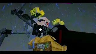 Scientist toilet V3 attack on Minecraft village 🤯🤯 #skibiditoilet #skibidibopyesyesyes #minecraft