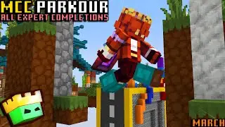 MCCI Parkour Warrior Dojo ALL EXPERT Speedruns (March)