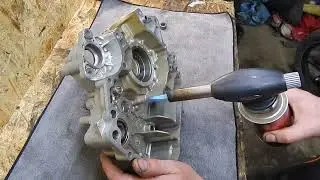Bajaj v15 ремонт кпп ( сборка 1 часть)