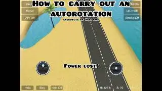 How to do a full-down autorotation in absolute RC Heli Sim!