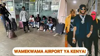 DIAMOND PLATNUMZ CREW STUCK IN NAIROBI AIRPORT FOR 2hrs AFTER PROMOTER GOES MISSING!