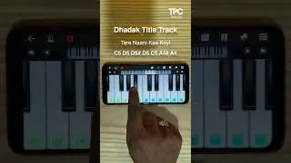 Dhadak Title Track Piano Tutorial | Easy Piano Tutorial | ThePianoClass