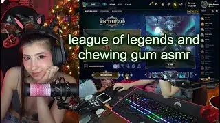 [LOL ASMR] ~-*` CHEWING GUM AND TYPING HOLIDAY EDITION `*-~