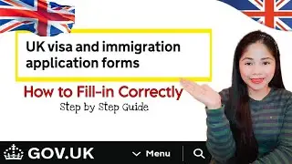 How to Fill- In UK Visa Application Form (Standard Visitor Visa) Step by Step tutorial