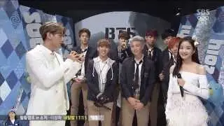 16.02.2014  BTS INTERVIEW @ SBS Inkigayo