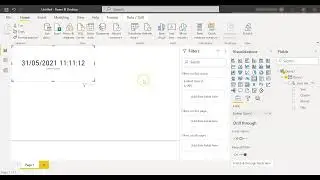 Inserindo data e hora de atualização no Power BI
