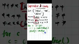 Python - 054 : capitalize() & center() string in python #python #pythonprogramming #pythontutorial