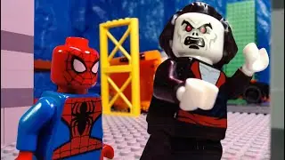 Spider-Man VS Morbius  - (Lego stop motion)