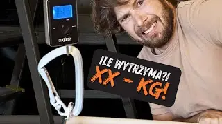 Karabińczyk z drukarki 3D - test wytrzymałości (PLA)