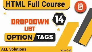 How to make dropdown list in html