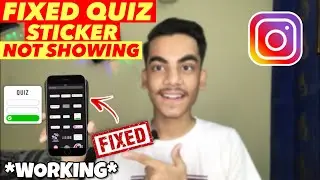 Fix Instagram Quiz Sticker is Not Showing | How To Fix Instagram Quiz Sticker Not Working