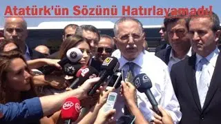 Ekmeleddin İhsanoğlu Bu kez de Atatürk’ün sözünü hatırlayamadı