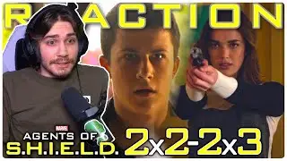 MCU FAN Watches Marvel's AGENTS OF SHIELD For The First Time Ever! | 2x2-2x3 REACTION!!
