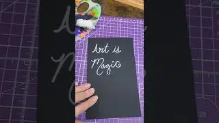Art is Magic 💖 #wordart #easyart #artshorts #shorts #art #drawing #handlettering #calligraphy