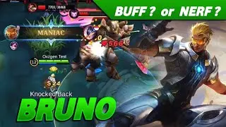 Bruno Test Server Gameplay / Advance Server / New / Update / MLBB - Mobile Legends