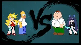 MUGEN Requests ~ Panty & Homer Simpson vs. Stocking & Peter Griffin