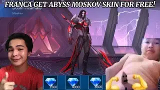 FRANCA SPIN & LUCKY GET MOSKOV ABYSS SKIN DOOM INCARNATE! - MLBB