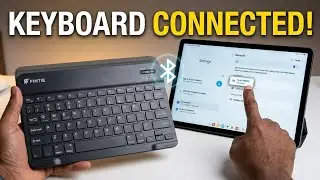 How to connect a Fintie Bluetooth keyboard to Samsung Tablet