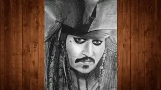 How to draw jack sparrow sketch easy #jacksparrow #piratesofcaribbean