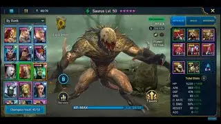 Raid Shadow Legends - One of best uncommon Champions - Saurus 5 star solo