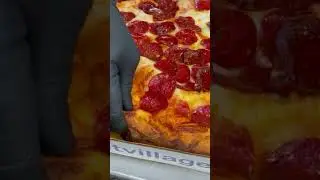 The double stacked pizza. Pepperoni on top buffalo chicken inside | Cooking Pepperoni Pizza 🍕