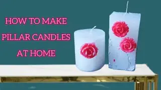 How to Make Pillar Candle | Basic Candle Tutorial | How to make a Pillar Candle | Sparky Designs