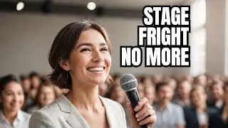 Positive Affirmations to Overcome Stage Fright - Black Screen