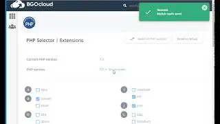 cPanel - Change PHP version