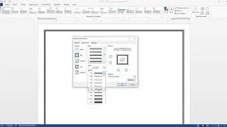 how to insert page border in Ms Word Document