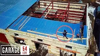 ГАРАЖ МЕЧТЫ 54 - КРЫША и ВТОРОЙ ЭТАЖ