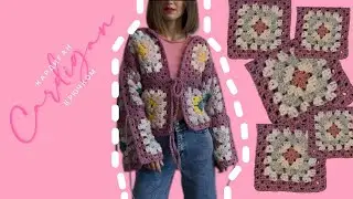 Granny square cardigan🌸