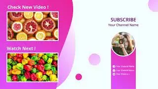 Youtube end screens V1 - Template After Effects