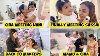 Chia Meeting Nani, Family & @anshumsakshivlogs | India Vlog 🇮🇳