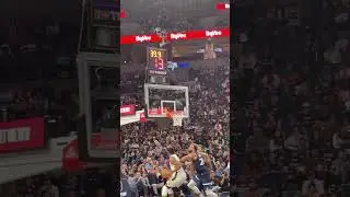 Giannis antetokounmpo makes a layup #ball #basketball #bucks #timberwolves #nba #layup #tough
