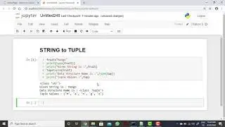 155 String to Tuple Conversion