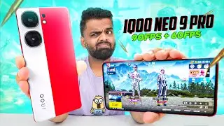 iQOO Neo 9 Pro PUBG Review - 90 FPS with Screen Recording!!🔥