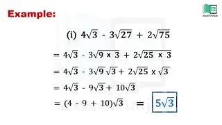 Addition and Subtraction of Surds