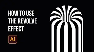 Creating a striped 3D object with the revolve tool | Adobe Illustrator Tutorial